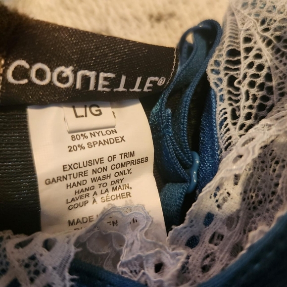 Coquette blue/navy corset - Picture 5 of 5